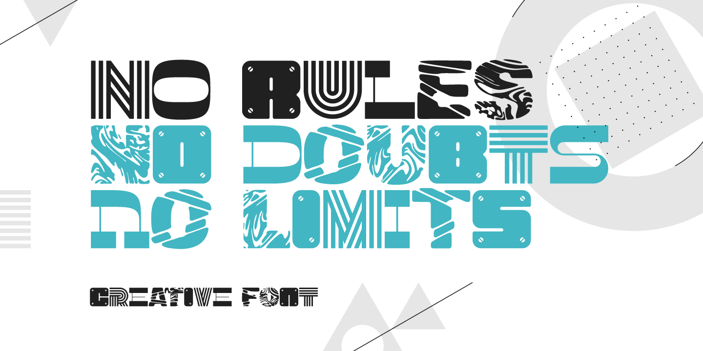 No Rules Font preview